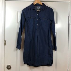 Old Navy Jean Cotton Collared Tunic